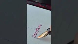 ✨ ConcoPens Moc Artisan ✨ Go check this pen out on my other socials too! #calligraphy #writing #fy