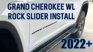 2022+ Jeep Grand Cherokee WL Rock Slider Rail Install