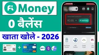 Fi Money Bank Account Opening 2025 | fi money bank account opening with zero balance