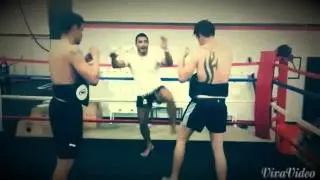 Muay Thai Street Fight Against Multiple Attackers
