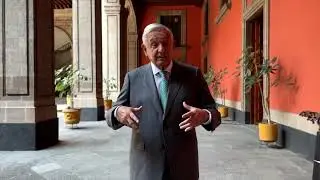 Reapareci&oacute; el Presidente L&oacute;pez Obrador, luego de especulaciones tras su contagio de COVID-19.