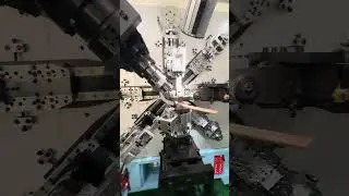 Wecoil Spring Machine. Inverter copper busbar bending, flat copper busbar former. HCT-1245WZ.