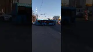 ЛиАЗ 4292.60 следует в парк #россия #споттинг #автобус #москва