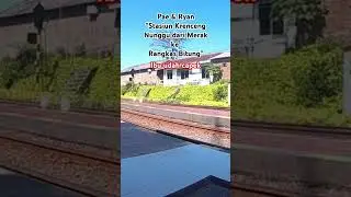 Pae & Ryan di Stasiun Krenceng Nunggu kereta Merak ke Rangkas Bitung. #autismawarness #fypシ゚viral