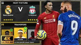 DLS22 | Real Madrid vs Liverpool - dearm League soccer 2022 gameplay | 4K