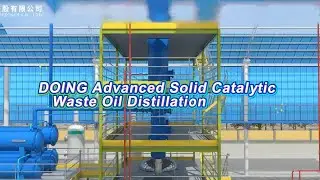 DOING Advanced Solid Catalytic Waste Oil #distillation Machine: Turn Waste Oil Into Diesel