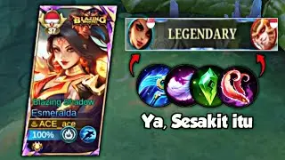 Sudah Terbukti🔥Build Ini Memang Sesakit Itu ‼️ Best Build Esmeralda Tersakit 2025