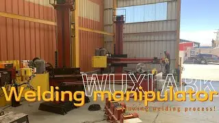 welding manipulator, pipe welding manipulator , robotic manipulator welding, wind tower welding line