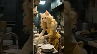 The cat drama #cat #drama #meow #ai #subscribe