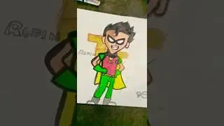 teen Titan  #robin  #drawing #shorts