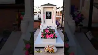 HERMOSA L&Aacute;PIDA de GRANITO PULIDO ✝️🌹 TUMBAS BONITAS 🙏