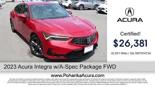 Certified Pre Owned Specials on Select Acura Integra Models Chantilly VA Acura Washington-DC 250926