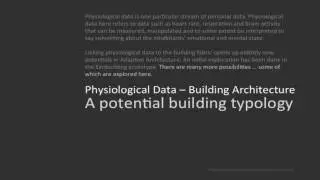 Physiological Data in Building Architecture