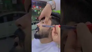 Amazing Beard Cutting | Beard Style #shorts #barber #viral #beard #barbershop
