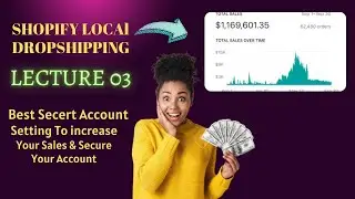 Secret Account settings for Shopify Store| Shopify tutorial for beginners| Shopify Store Setup