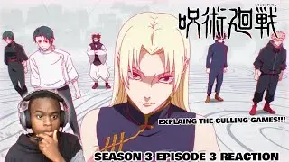 THE CULLING GAME EXPLANED!!! | Jujutsu Kaisen Season 3 Episode 3 Reaction!!!