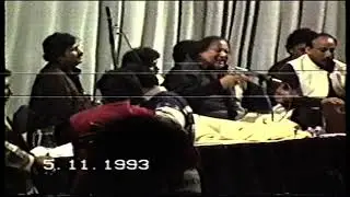Nusrat Fateh Ali Khan with Imran Khan Old video in Nederland...1993
