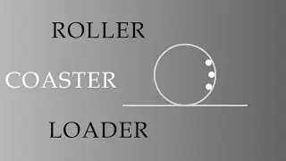 Roller Coaster Loading Animation | How To Create CSS3 Preloader