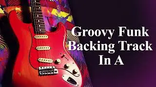 A Pocket Funk – Groovy Funk Guitar Backing Track in A | 85 BPM