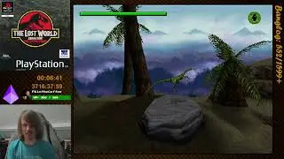The Lost World: Jurassic Park (PS1) - Full Playthrough [Part 1/3]