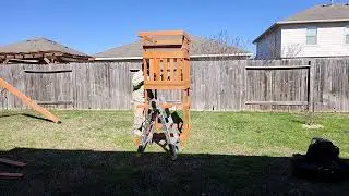 Building a Backyard Discovery playset in 4 hours. Model called the Tucson #fyp #foryoupage #fypシ
