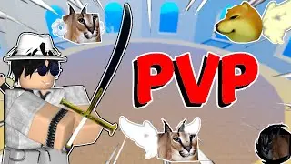 SI ME GANAS en PVP TE DOY una FRUTA LEGENDARIA // MEME SEAS