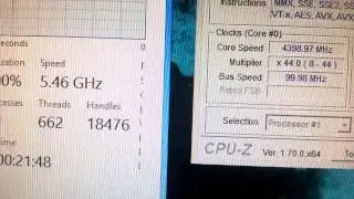 Overclocked i5 4690k at 4.4 ghz accidentally runs upto 5.5ghz
