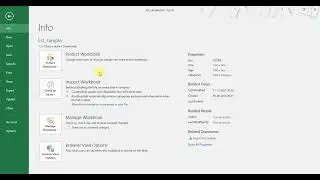 Create Open Pinning Workbook in MS Excel 2016