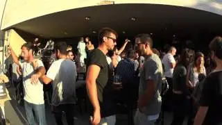 This is Tel Aviv, Israel - Friday is always a reason to celebrate. A Greek music in one of the pubs