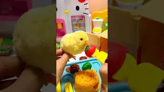 Satisfying ASMR ; Playing miniature Lunchbox feed chicks🐣 #asmr #toys #satisfying