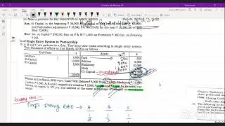 SINGLE ENTRY SYSTEM Q15 #B.Com. sem 2