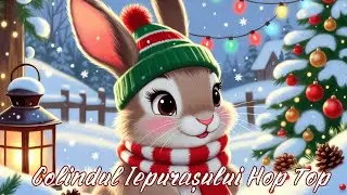 Colindul Iepurașului Hop Top | C&acirc;ntecel de iarnă pentru copii ⭐ Colinde și muzică de Crăciun