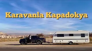 KARAVANLA KAPADOKYA // KAPADOKYA GEZİLECEK YERLER // Camping in Capadoccia #capadoccia #kamp #camp