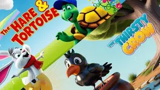 The Thirsty Crow , The Hare and the Tortoise | Animated Moral Story for Kids | Pattu Tales