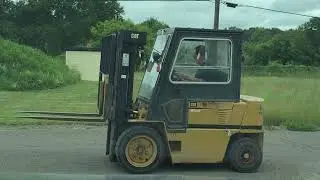 Caterpillar V50DSA Gasoline Forklift, 5,000 lbs. Capacity selling at auction July 15, 2025