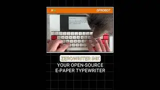 Your open-source e-paper typewriter.  #crowdsupply #opensource