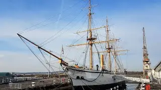 HMS Gannet at the Historic Dockyard, Chatham ,Kent.