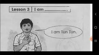 English book, grade 2, lesson 3. in rohingya language.
