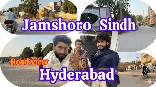 Jamshoro to Hyderabad Road View.