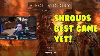 Shrouds BEST Win on Battlefield V Firestorm - NEW Battle Royale