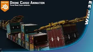 Transport Drone Test Animations