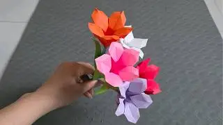 Origrami Flower Paper,How To Make Easy Paper Flowers