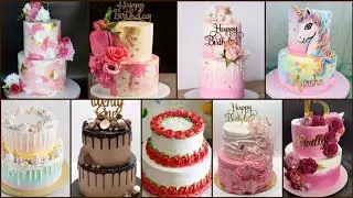 Best 2 tier Birthday Cakes 2022/Latest  cake decorating ideas