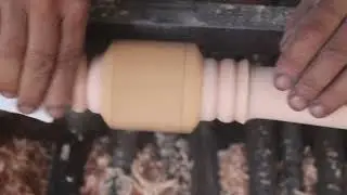 Wood Lathe Machine Working Process