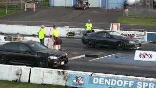 Toyota Supra против BMW M5 &mdash; дрэг-рейсинг на 1/4 мили