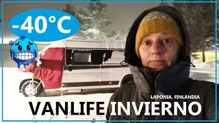Van life Invierno ➡️ 48 horas en un MOTORHOME en LAPONIA, FINLANDIA 🥶