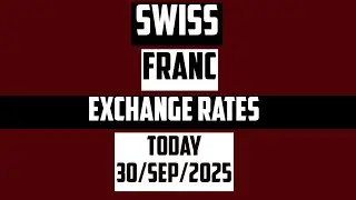 Swiss Franc Currency Forecast and Exchange Rates Today 30 September 2025 gbp to chf