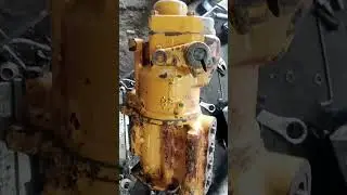 CAT 920 wheel loader fuel injection pump restoration.