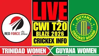 GUYANA vs TRINIDAD & TOBAGO LIVE | GUY-W vs TT-W - CRICKEX INFO