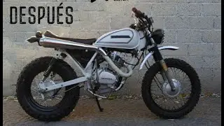 Review Modificación Honda cgl125 Scrambler